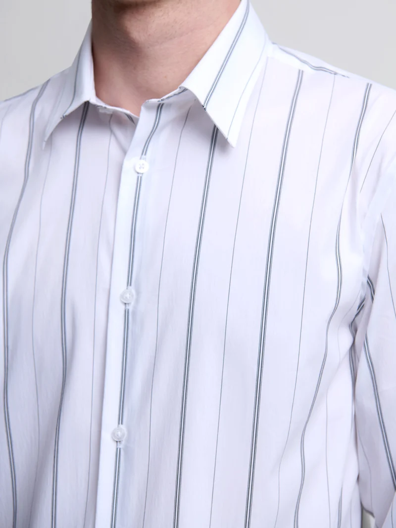 Chemise slim rayée