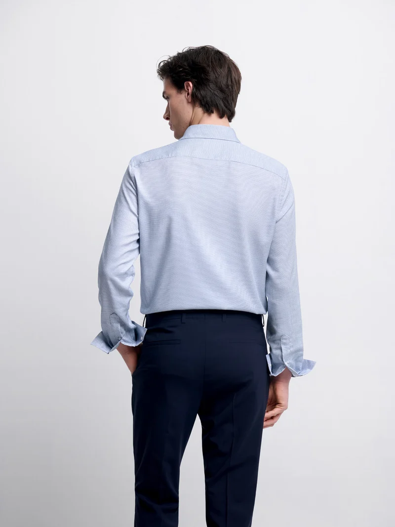 Chemise slim en coton bio
