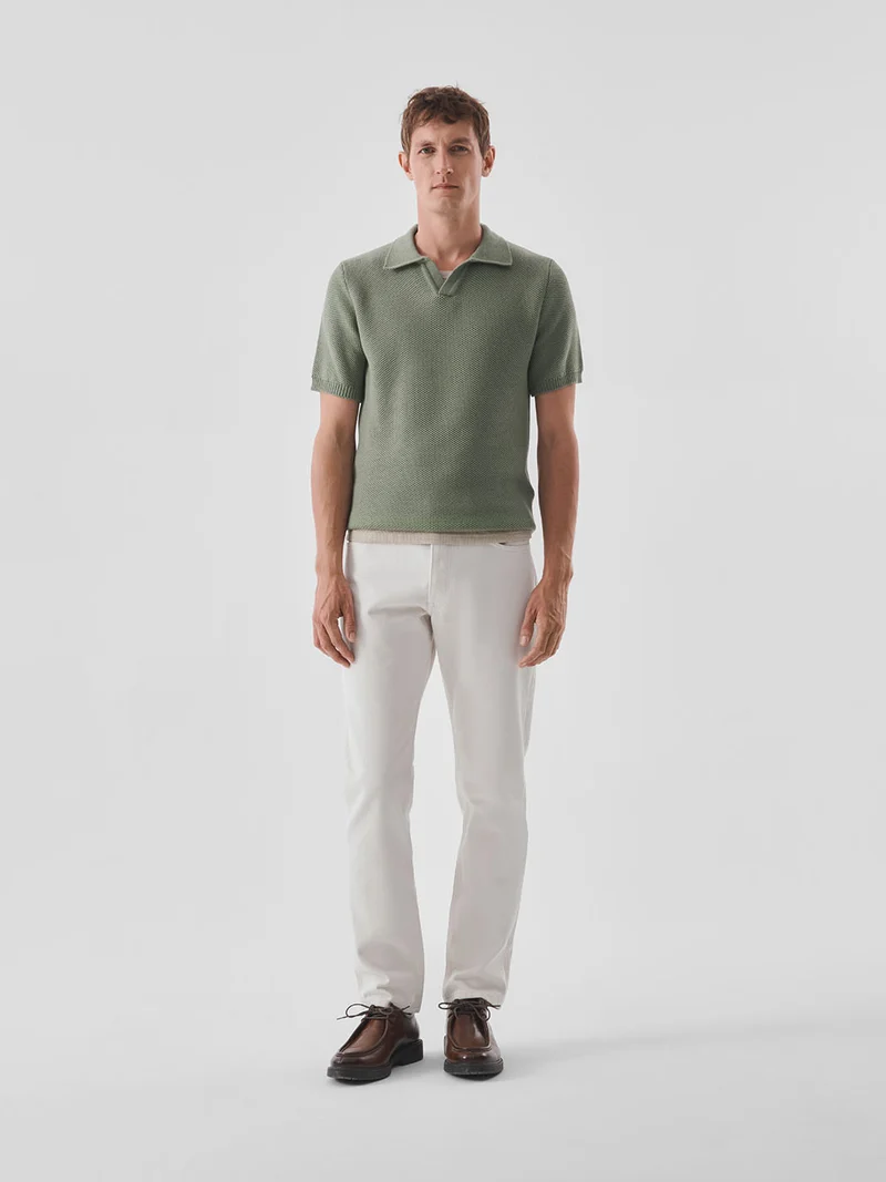 Jean couleur regular en coton