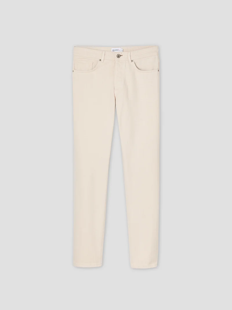 Jean couleur regular en coton