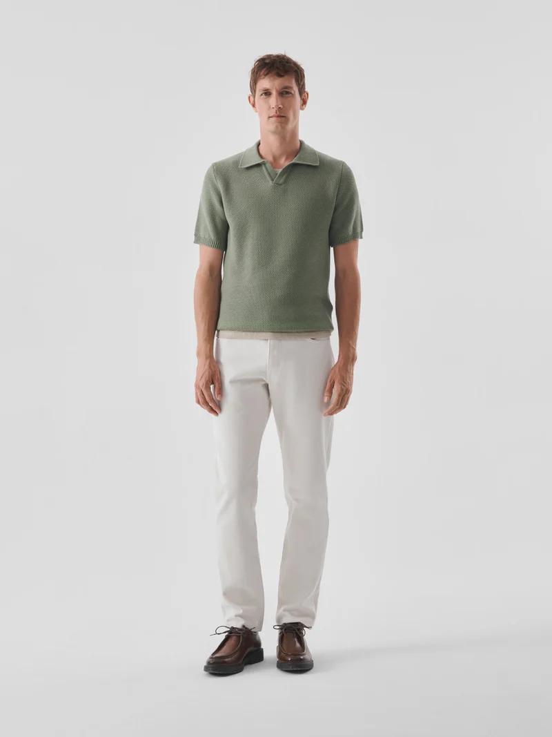 Jean couleur regular en coton