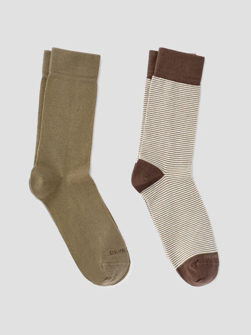 Lot de chaussettes rayé