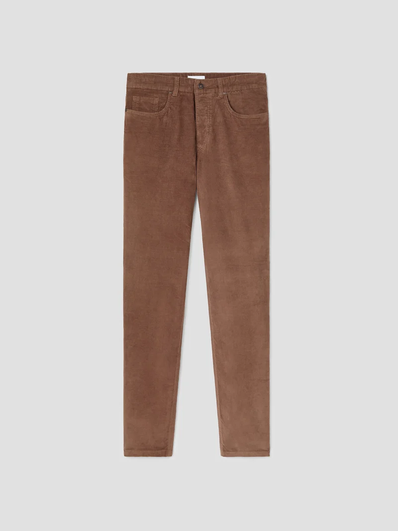 Jean couleur slim en velours