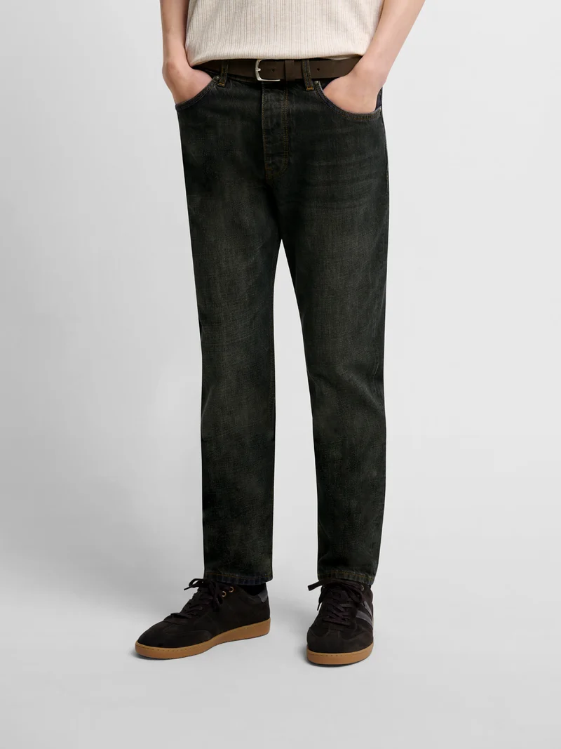 Jean denim regular en coton