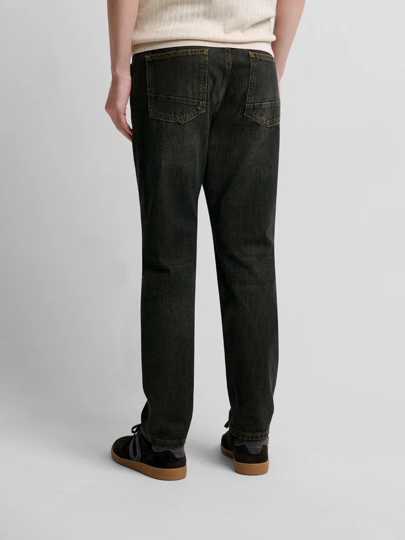 Jean denim regular en coton