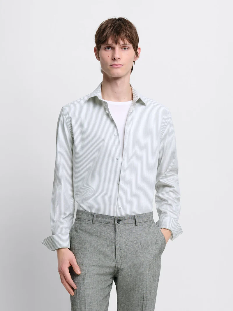 Chemise slim rayée