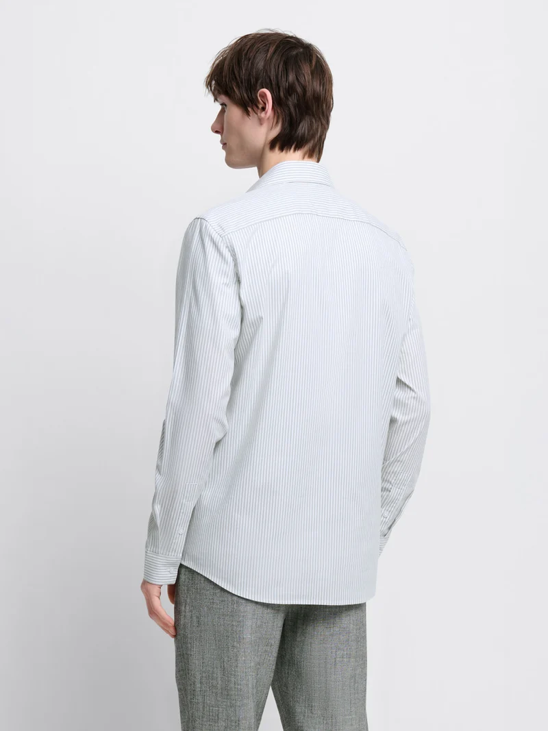 Chemise slim rayée