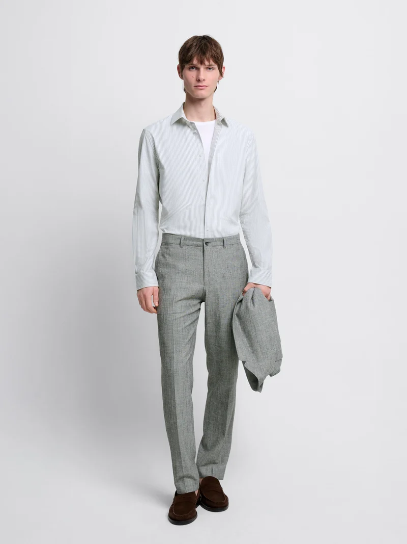 Chemise slim rayée