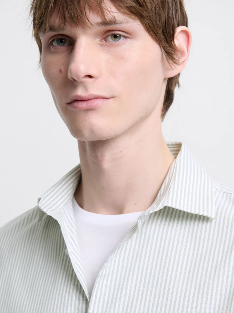 Chemise slim rayée