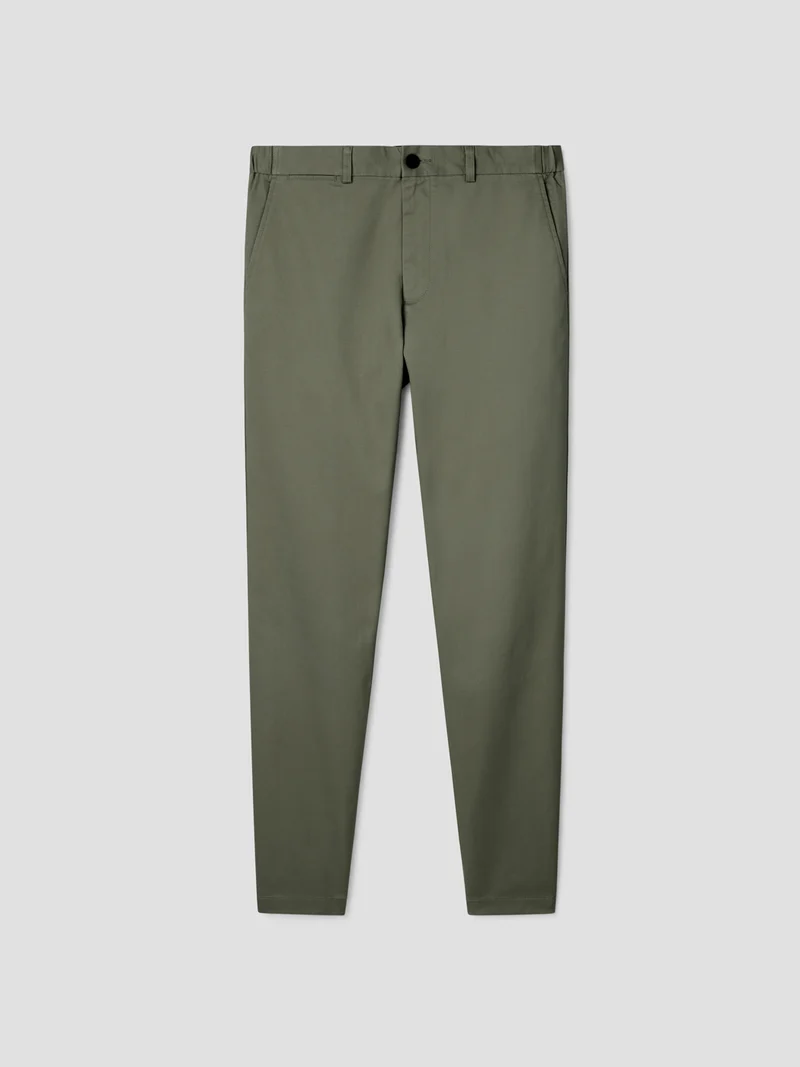 Chino en coton mélangé