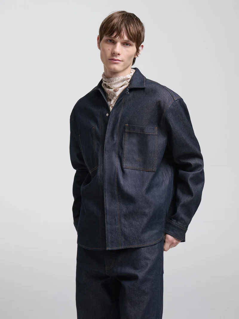 Surchemise regular en jean - L'atelier