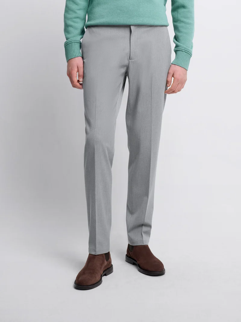 Chino taille semi-élastiquée
