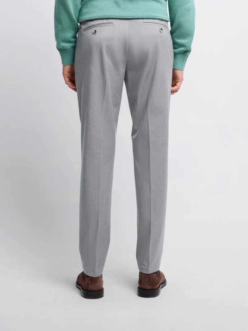 Chino taille semi-élastiquée