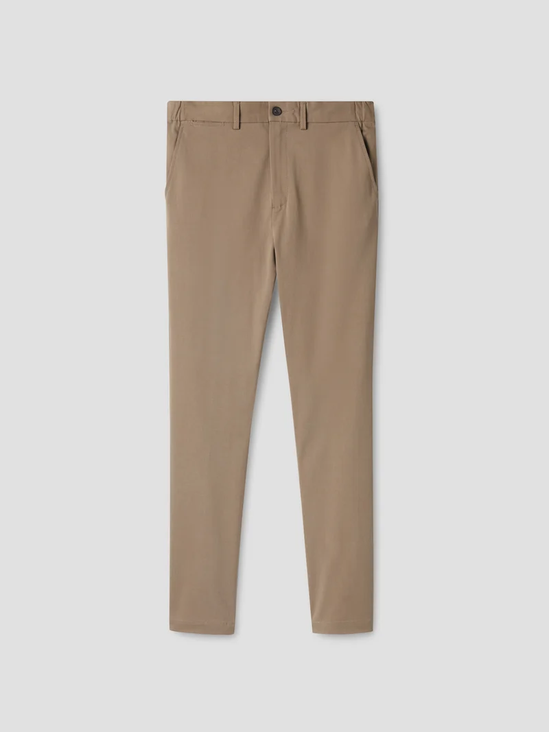 Chino en coton mélangé stretch