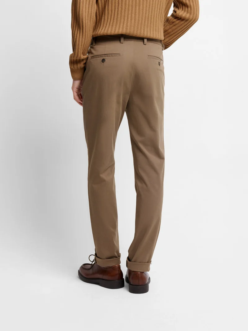 Chino en coton mélangé stretch