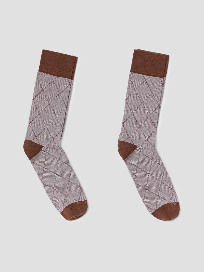 Lot de chaussettes fantaisie bicolore