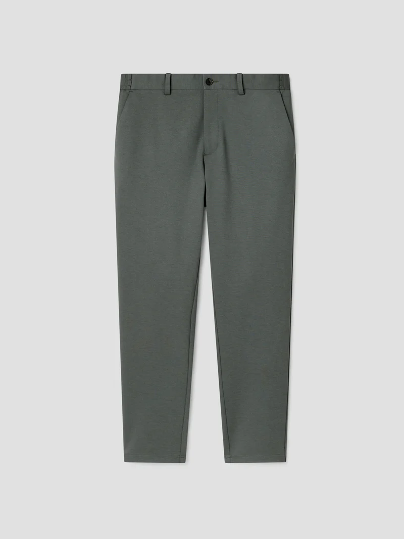 Chino stretch taille semi-élastiquée