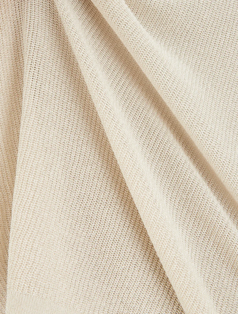 Top ample manches courtes chauve-souris - Beige