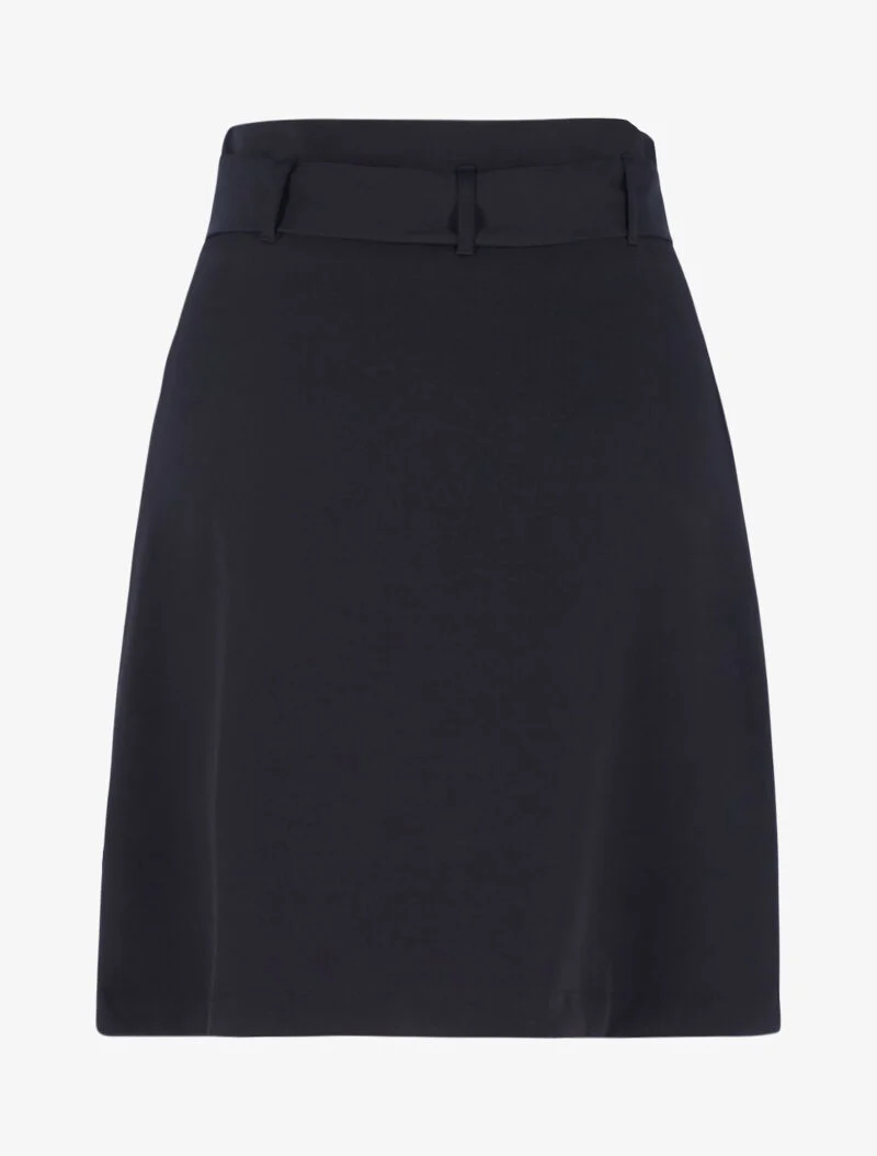 Jupe taille haute paper bag - noir