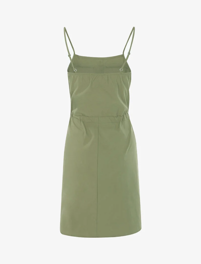 Robe à poitrine ornée de poches - kaki
