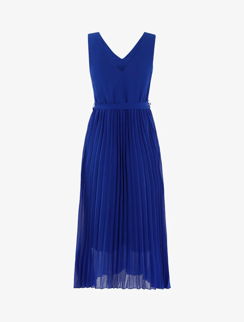 Robe à bas gaufré - bleu électrique