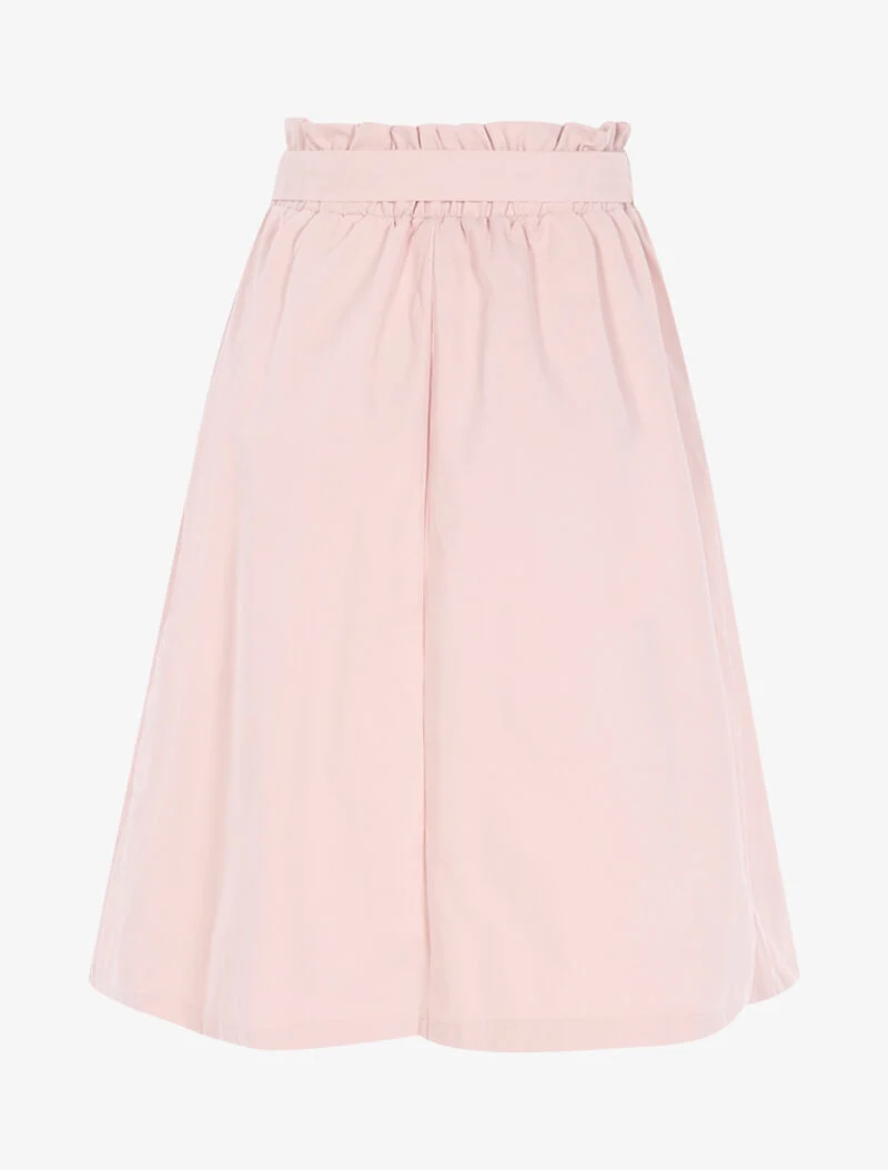 Jupe trapèze boutonnée - rose
