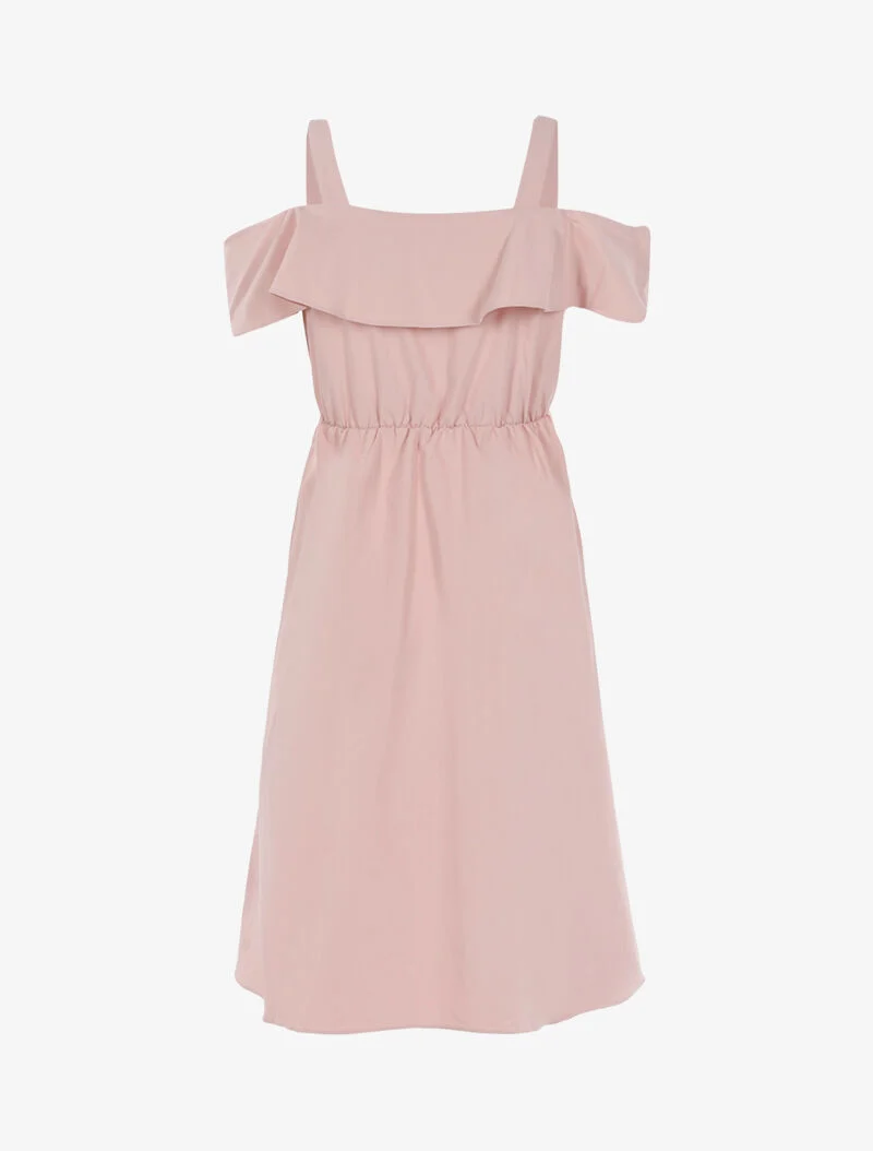 Robe à épaules nues - rose