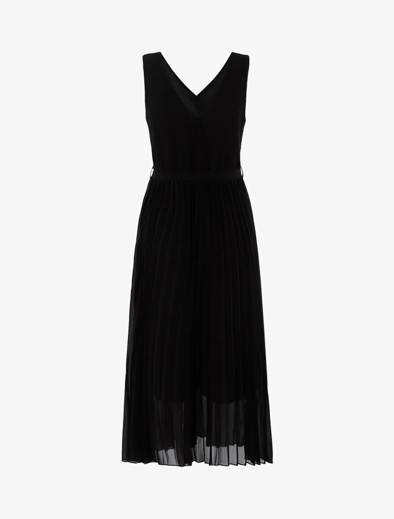 Robe à bas gaufré - noir