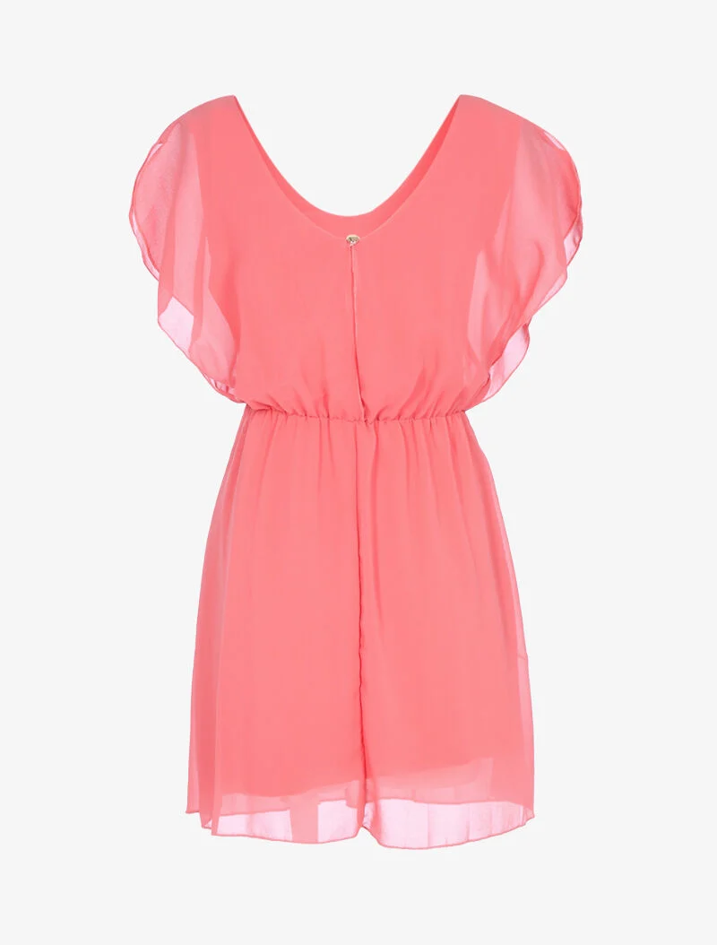 Robe patineuse en voile - rose