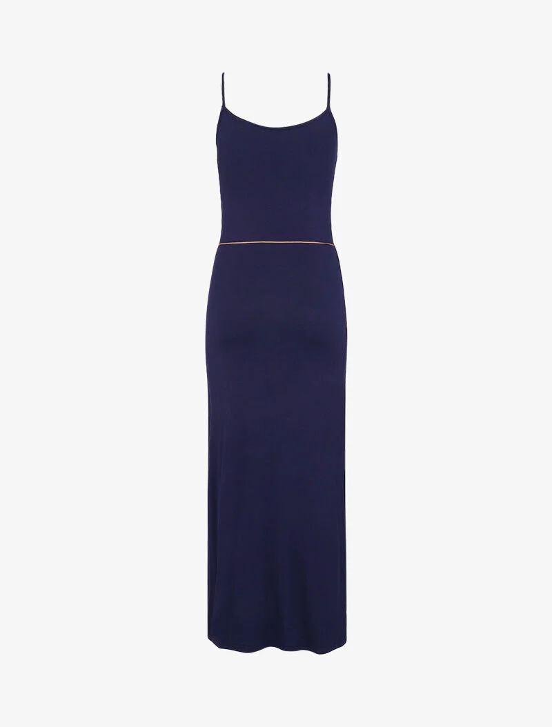 Robe à côtés fendus - marine