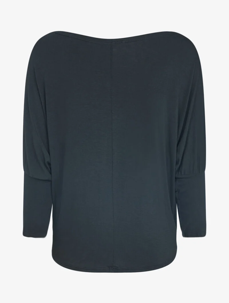 Top fluide coupe chauve souris - noir