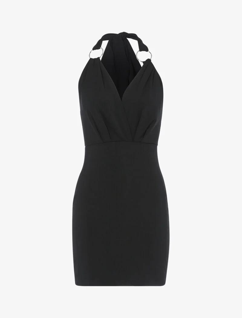 Robe à bretelles extra longues - noir