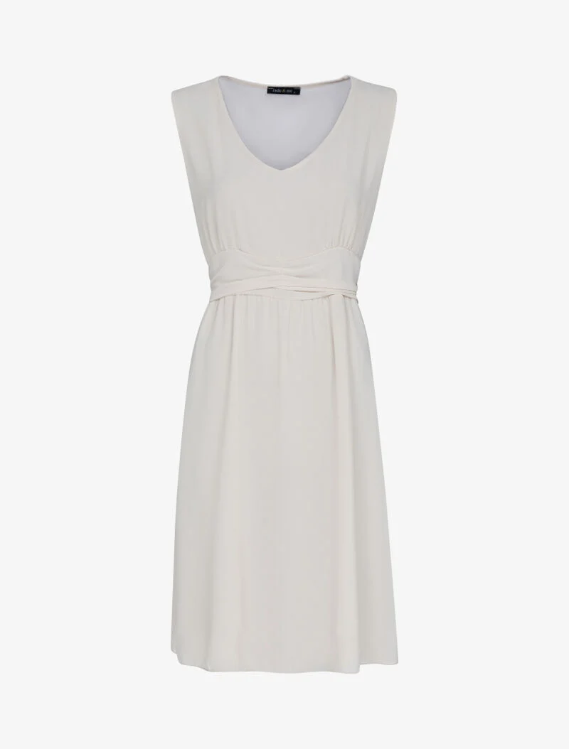 Robe patineuse en voile - beige