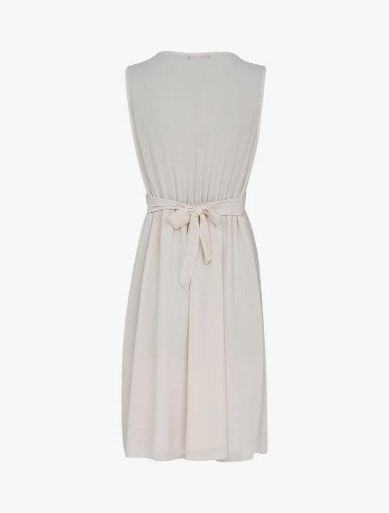 Robe patineuse en voile - beige