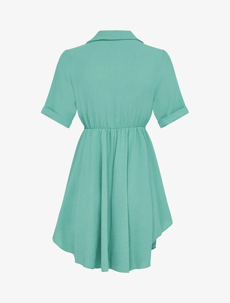 Tunique coupe patineuse - vert menthe