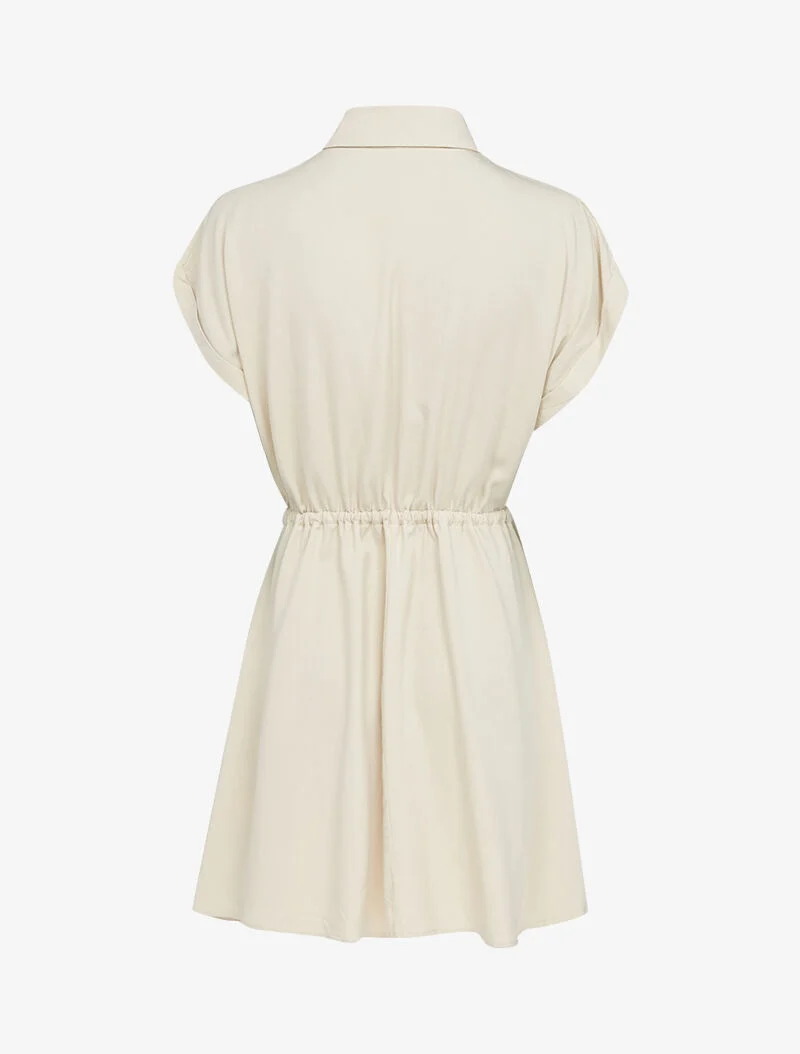 Robe à buste chauve souris - beige