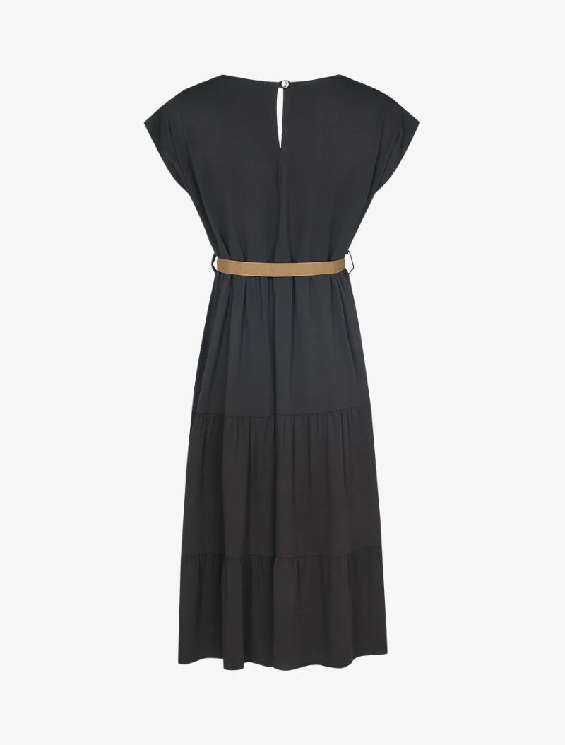 Robe trapèze basique - noir