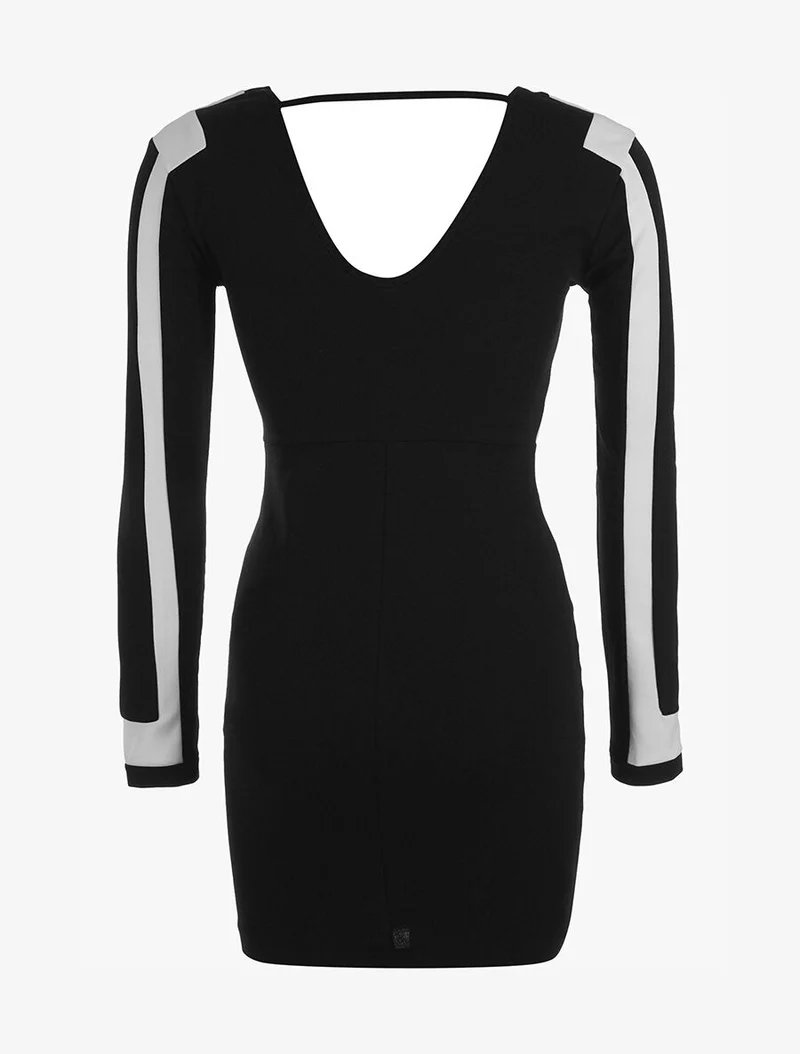 Robe graphique - noir/blanc