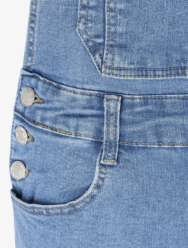 Salopette en jean coupe slim - Bleu