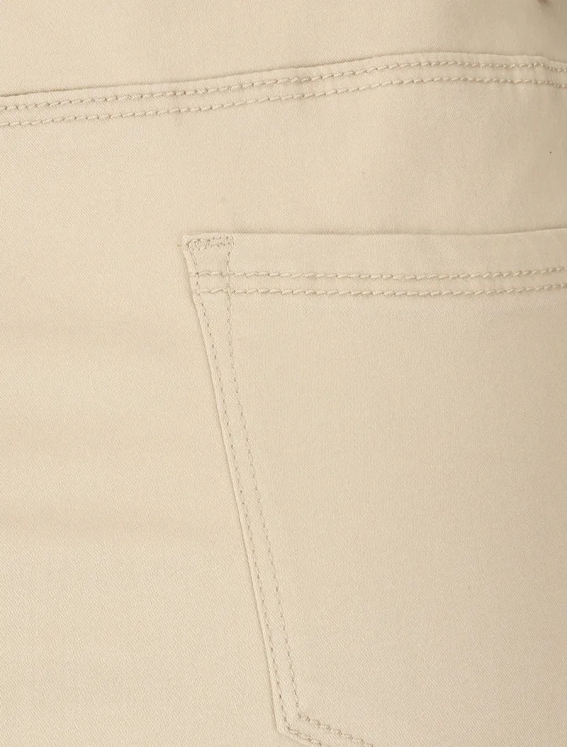 Jupe unie droite classique - Beige