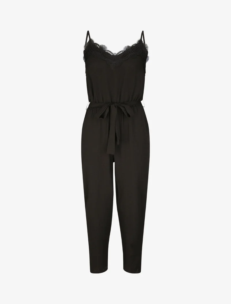 Combinaison fluide uni - Noir