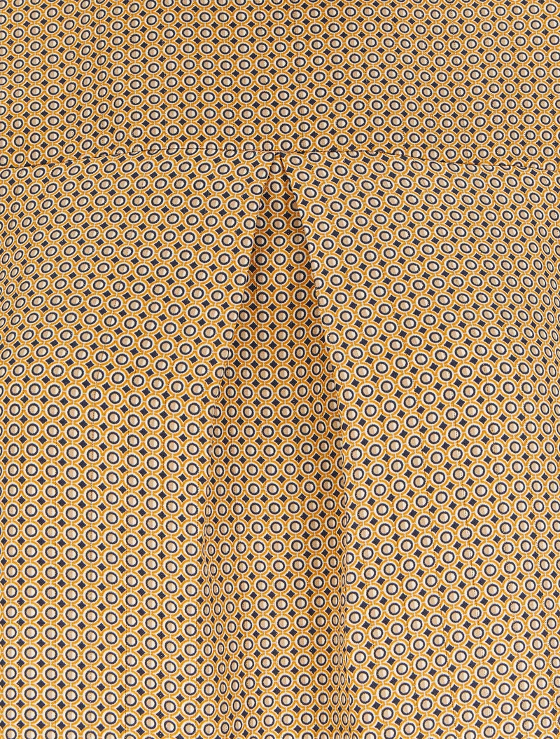 Blouse à motifs géométriques - Jaune