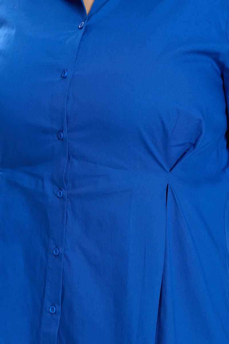 Basra|Cotton Waist Button Full Sleeve Shirt