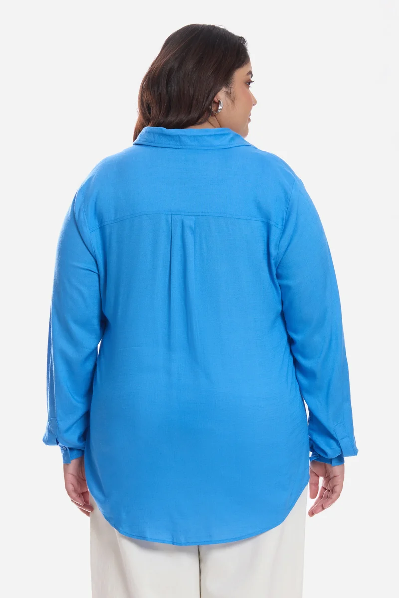 Belia|Cotton Regular Button Down Shirt