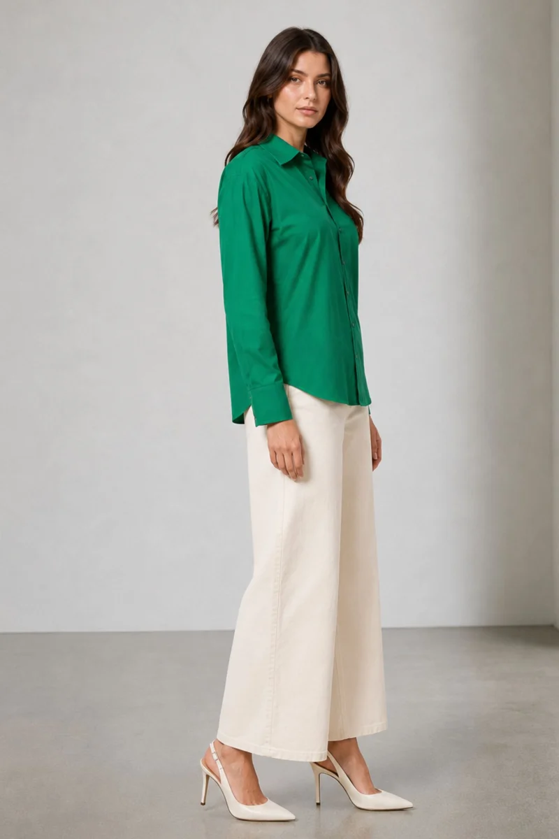 Izumi|100% Cotton Slim Fit Shirt
