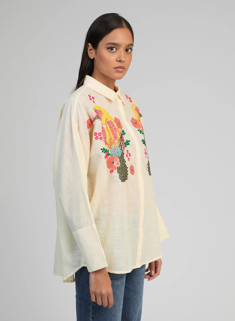 CHEMISE SHANNYLA écru