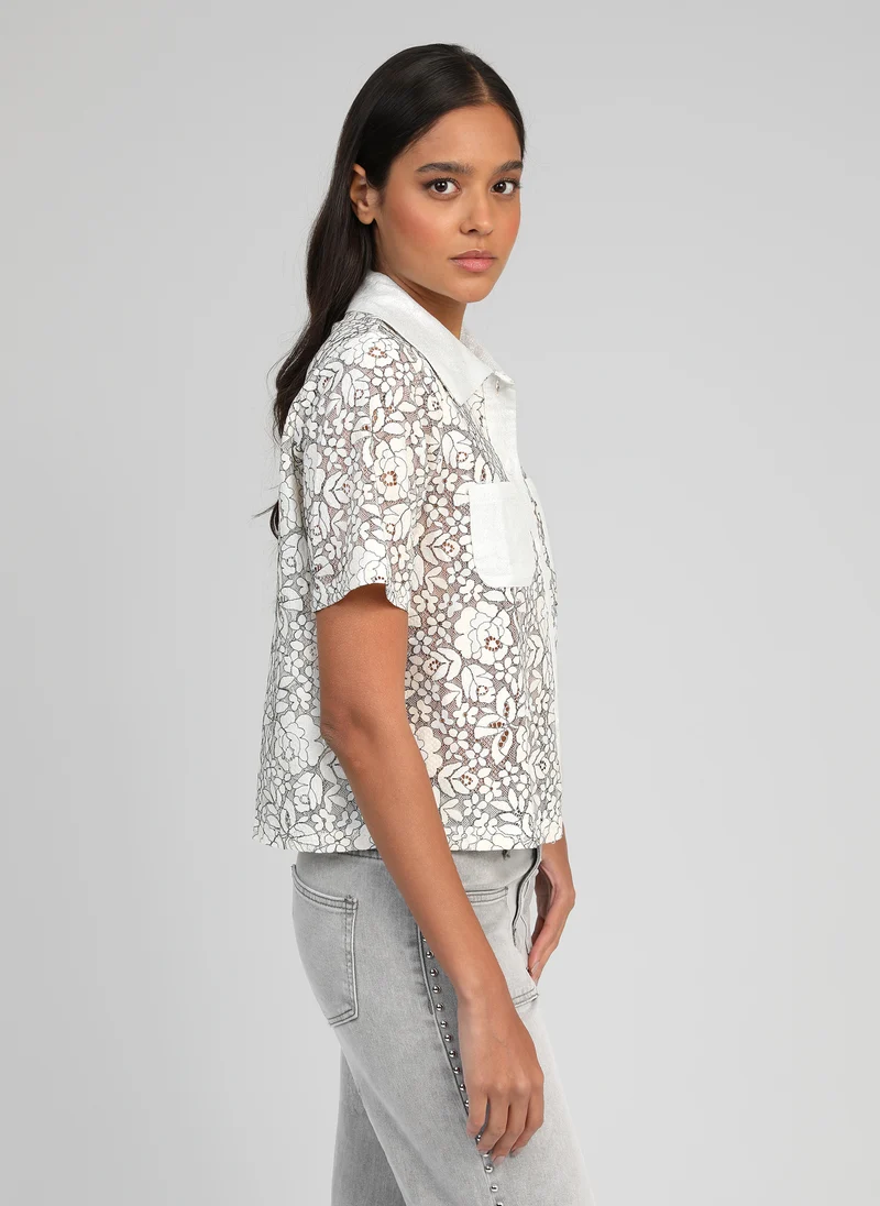 CHEMISE ATIMIA blanc