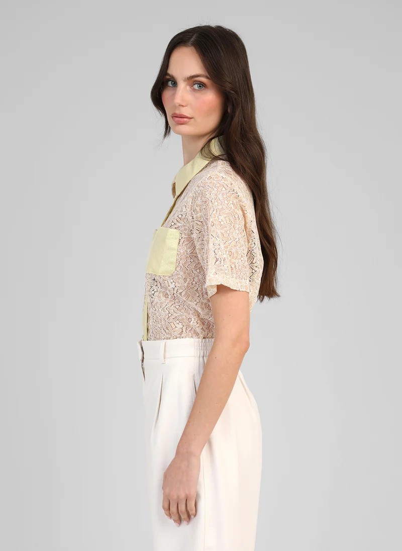 CHEMISE ATIMIO gold