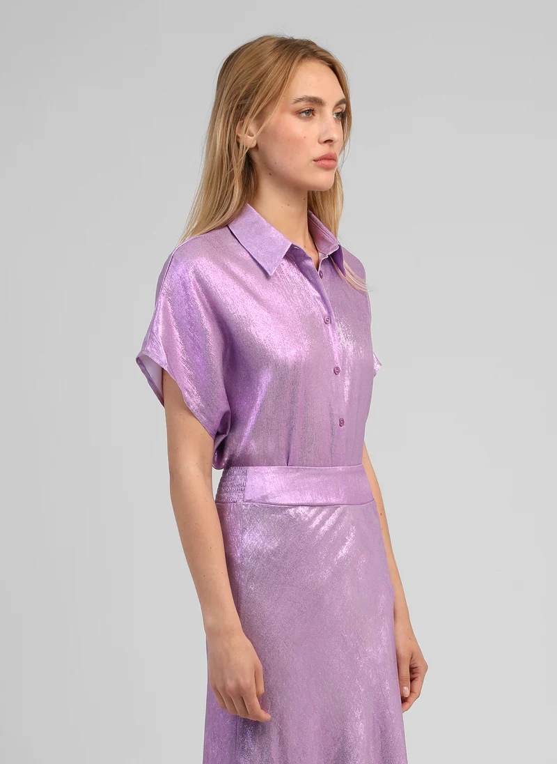 CHEMISE AMORYNA violine