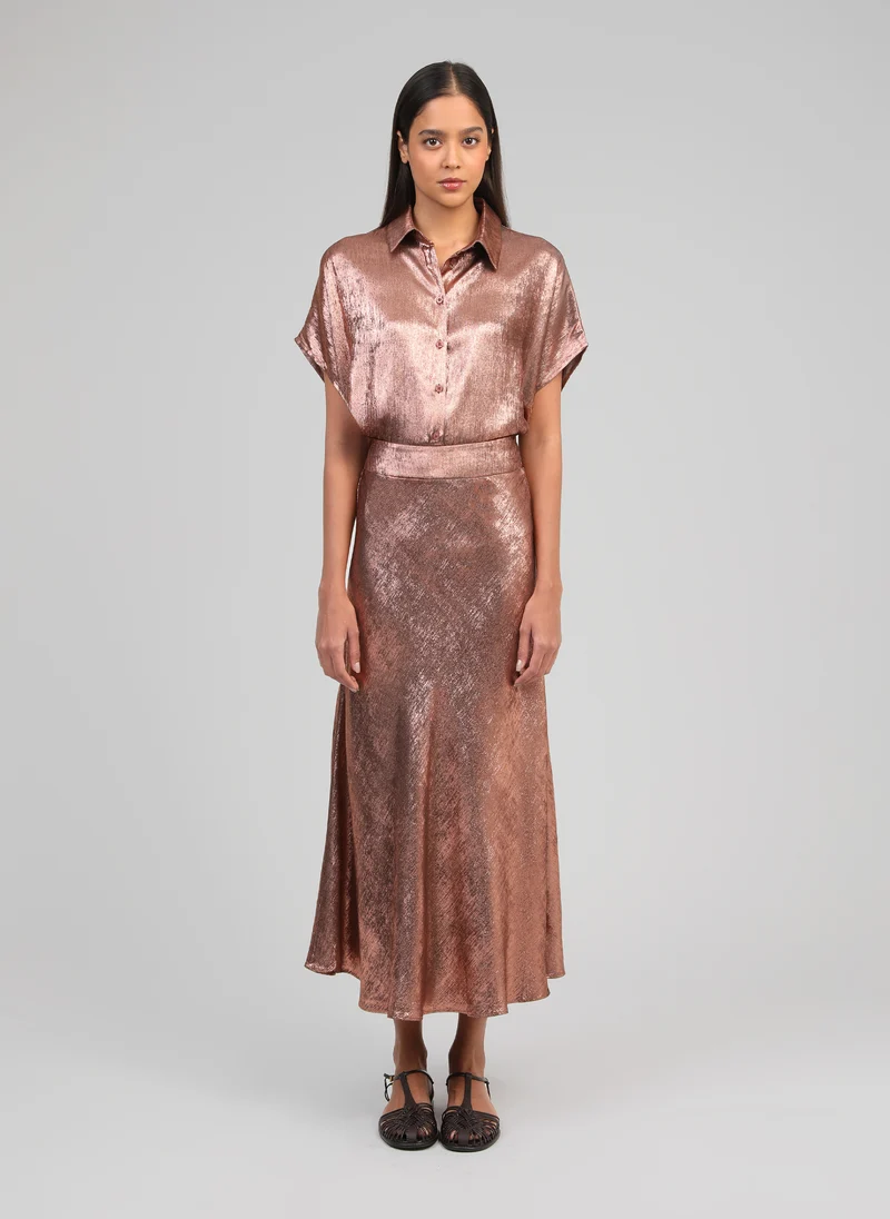 CHEMISE AMORYNA bronze